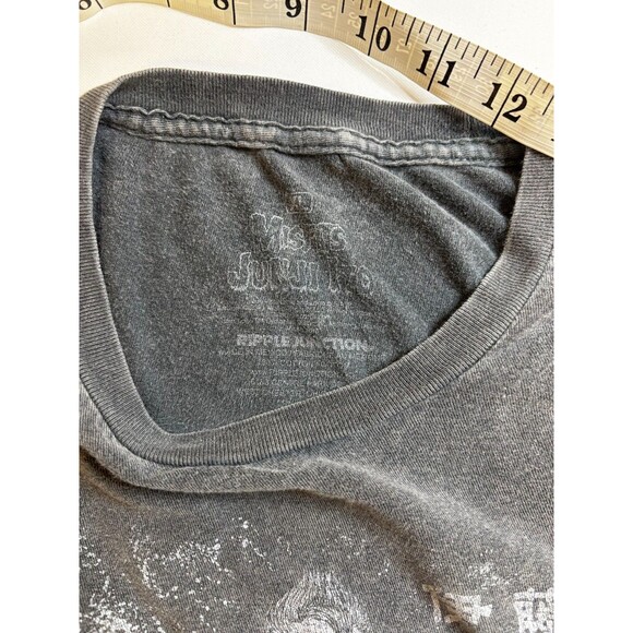 Misfits x Junji Ito T-Shirt XL Gray Mineral Wash Bass Zombie Jerry Only Rare - Picture 7 of 10